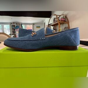 Sam Edelman Denim Blue Loafers